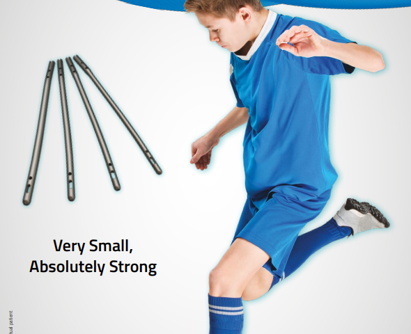 Boy playing soccer