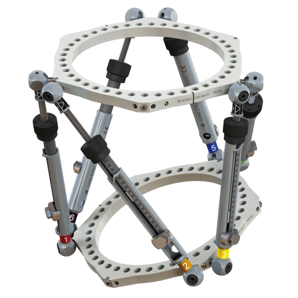 TL-HEX six strut hexapod design